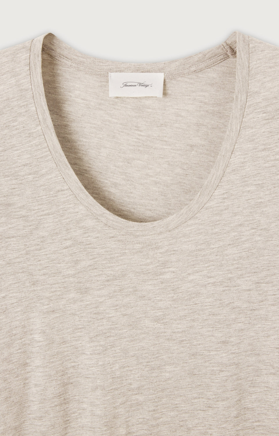 Women Beige Cotton T-Shirt