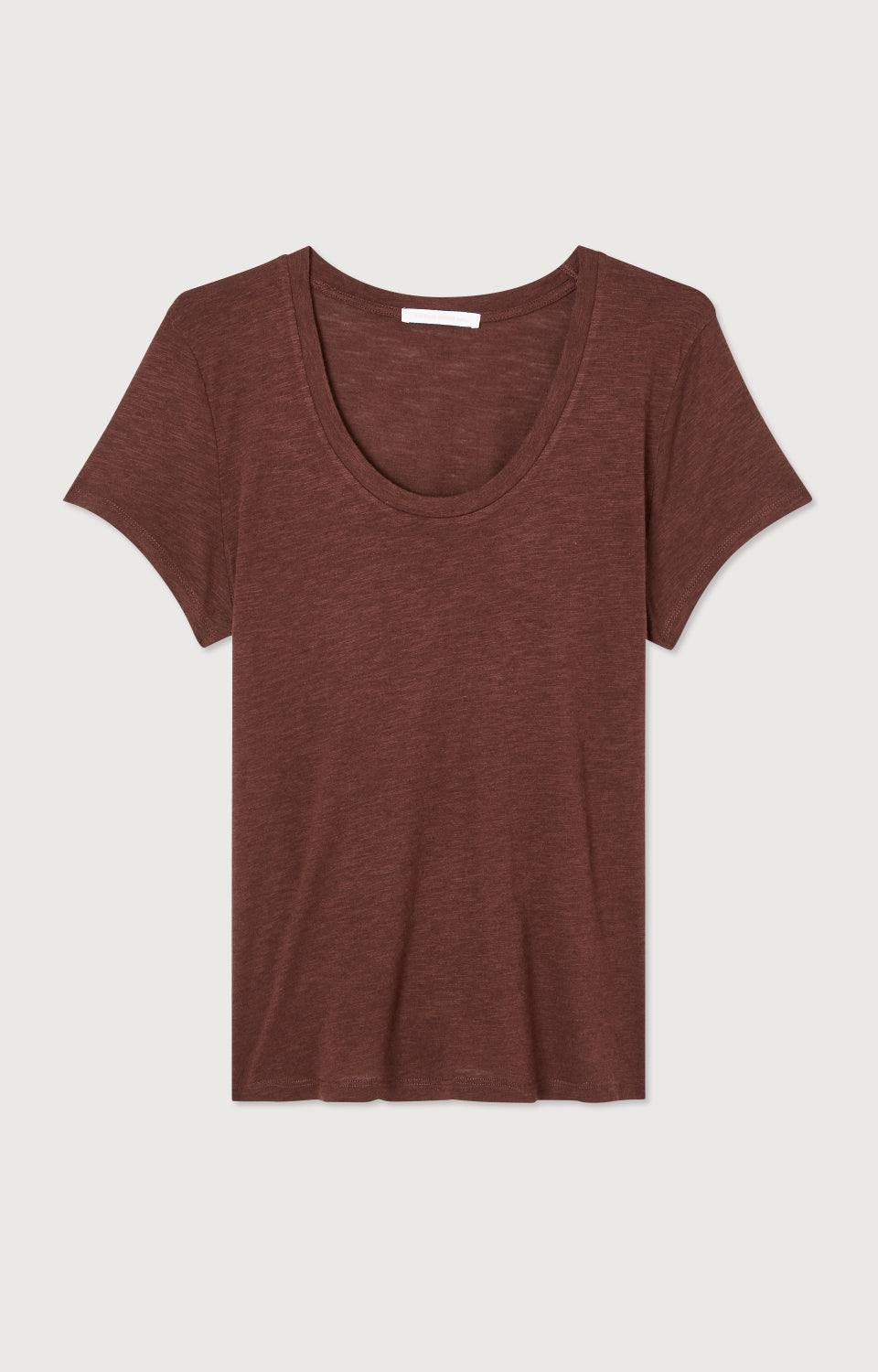 Women Brown Cotton T-Shirt