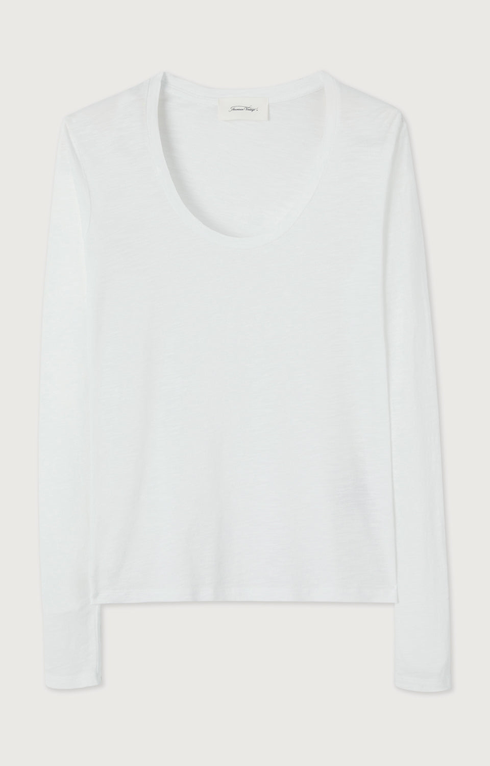 Women White Cotton T-Shirt