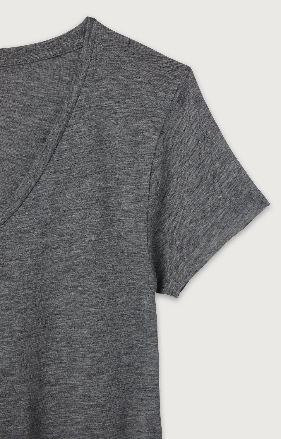 Women Dark Grey Cotton T-Shirt