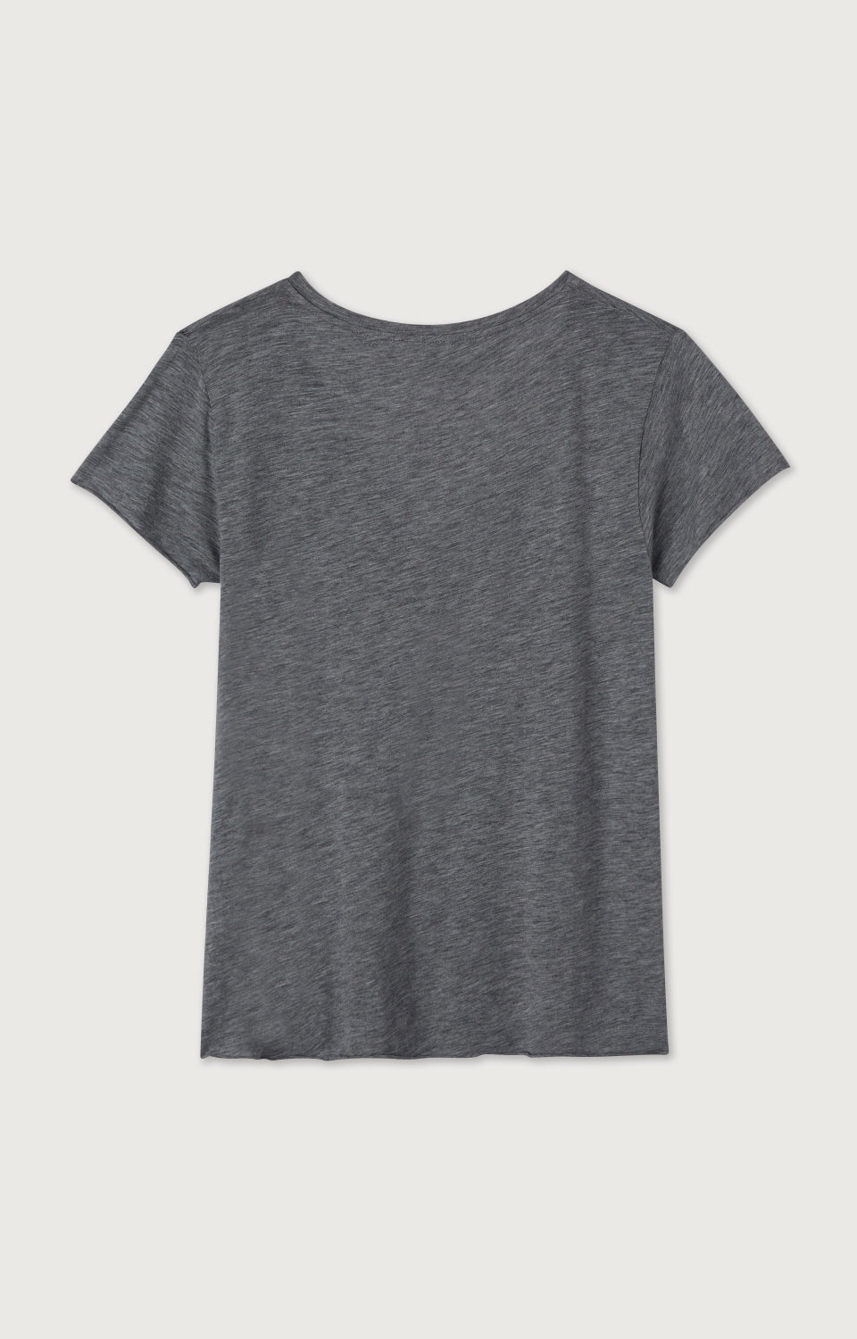 Women Dark Grey Cotton T-Shirt