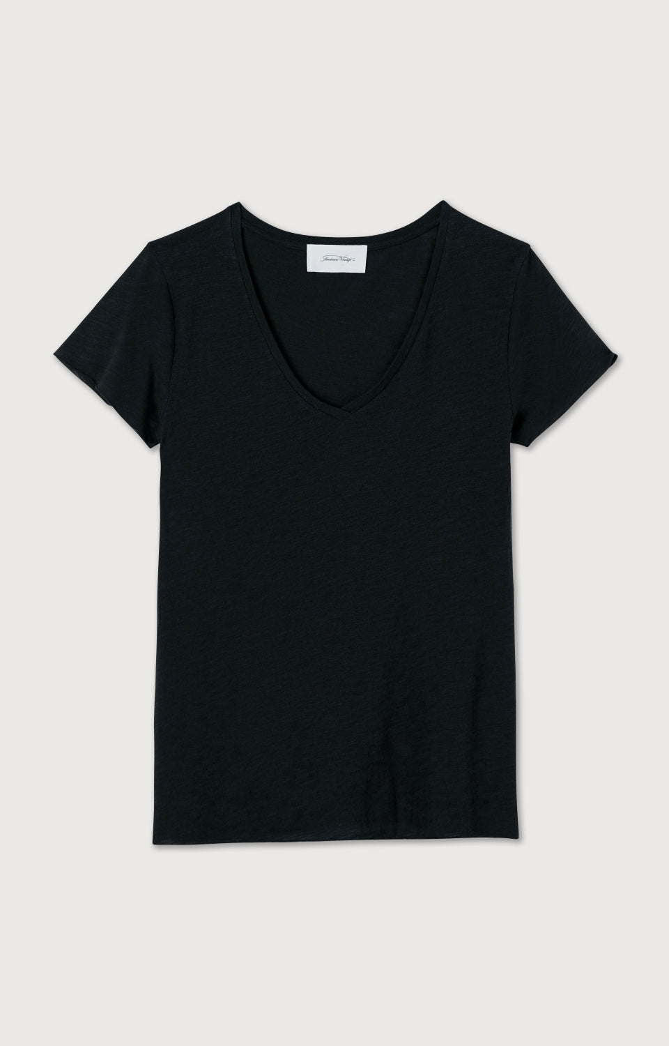 Women Black Cotton T-Shirt