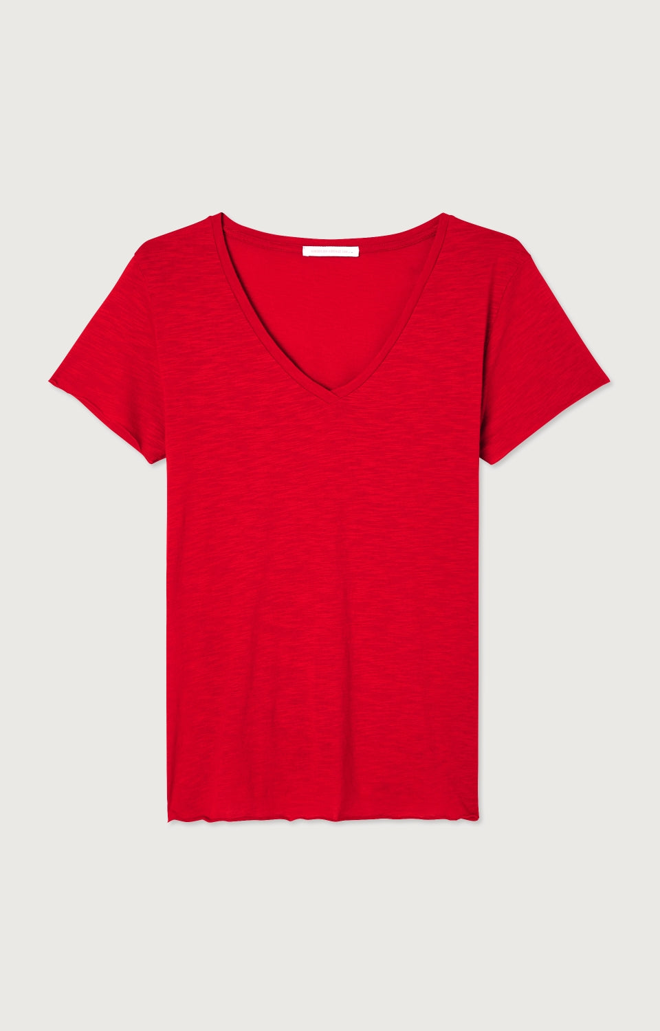 Women Red Cotton T-Shirt