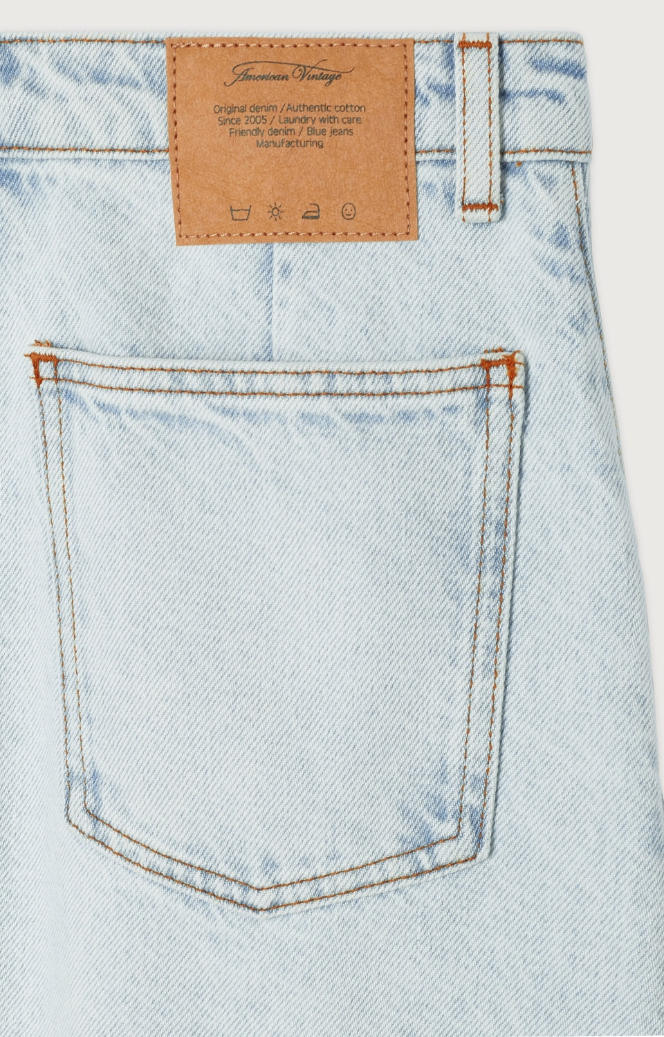 Women Light Blue Denim Skirt