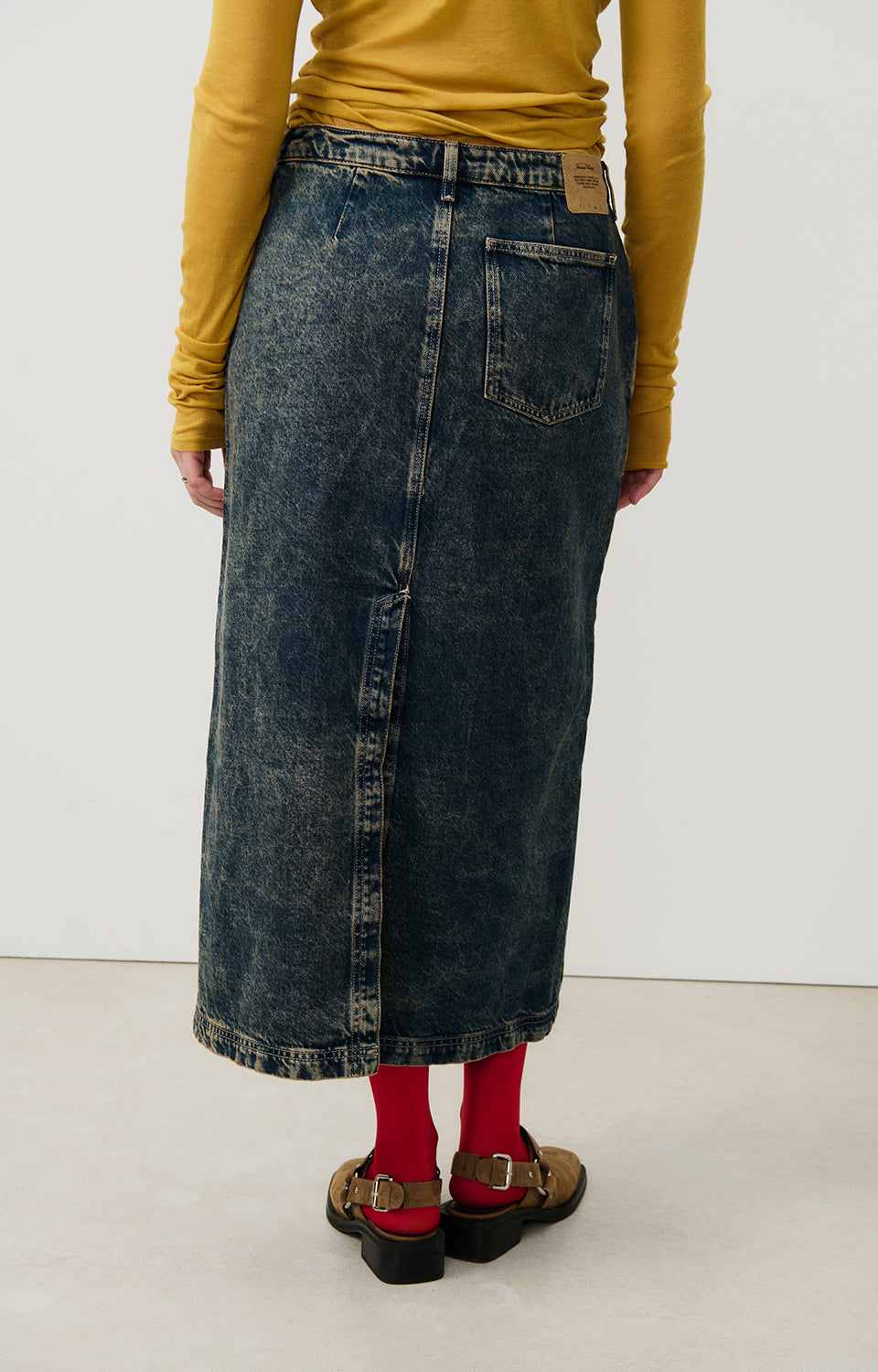 Women Blue Denim Skirt