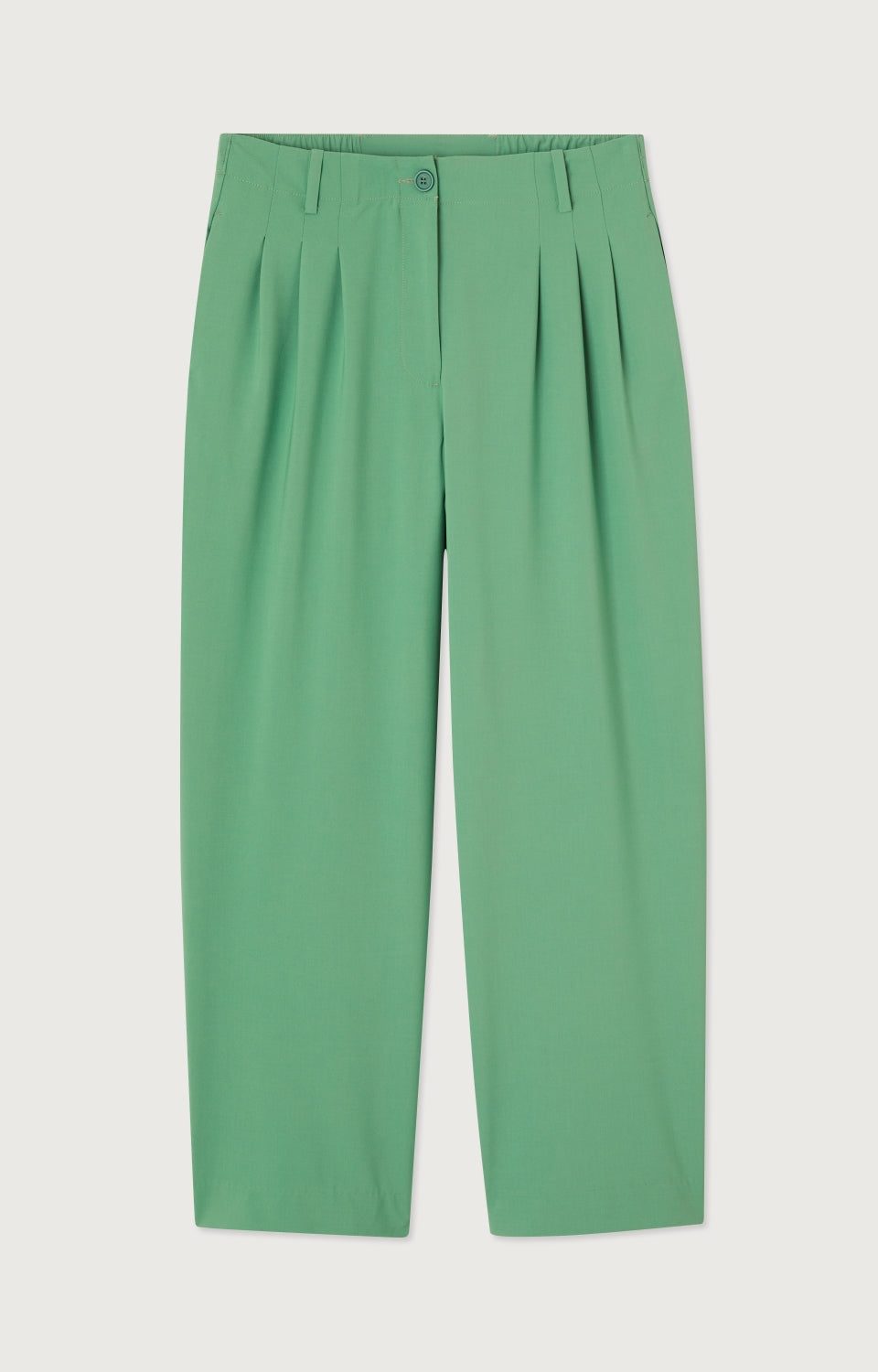 Women Green Trousers