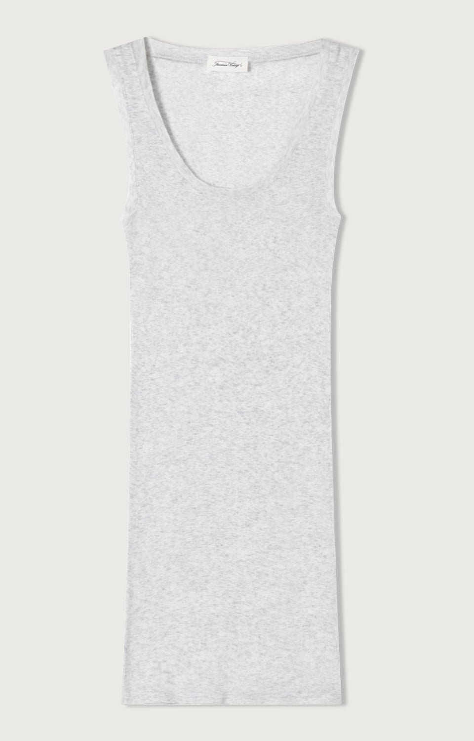 Women Light Grey Cotton Vest