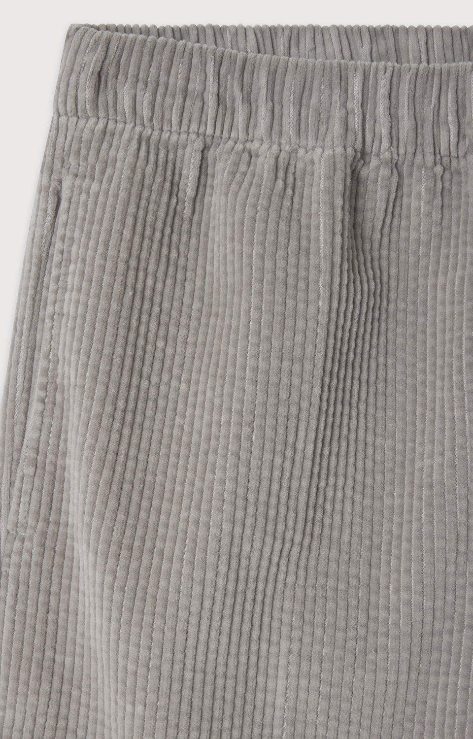 Women Grey Corduroy Trousers