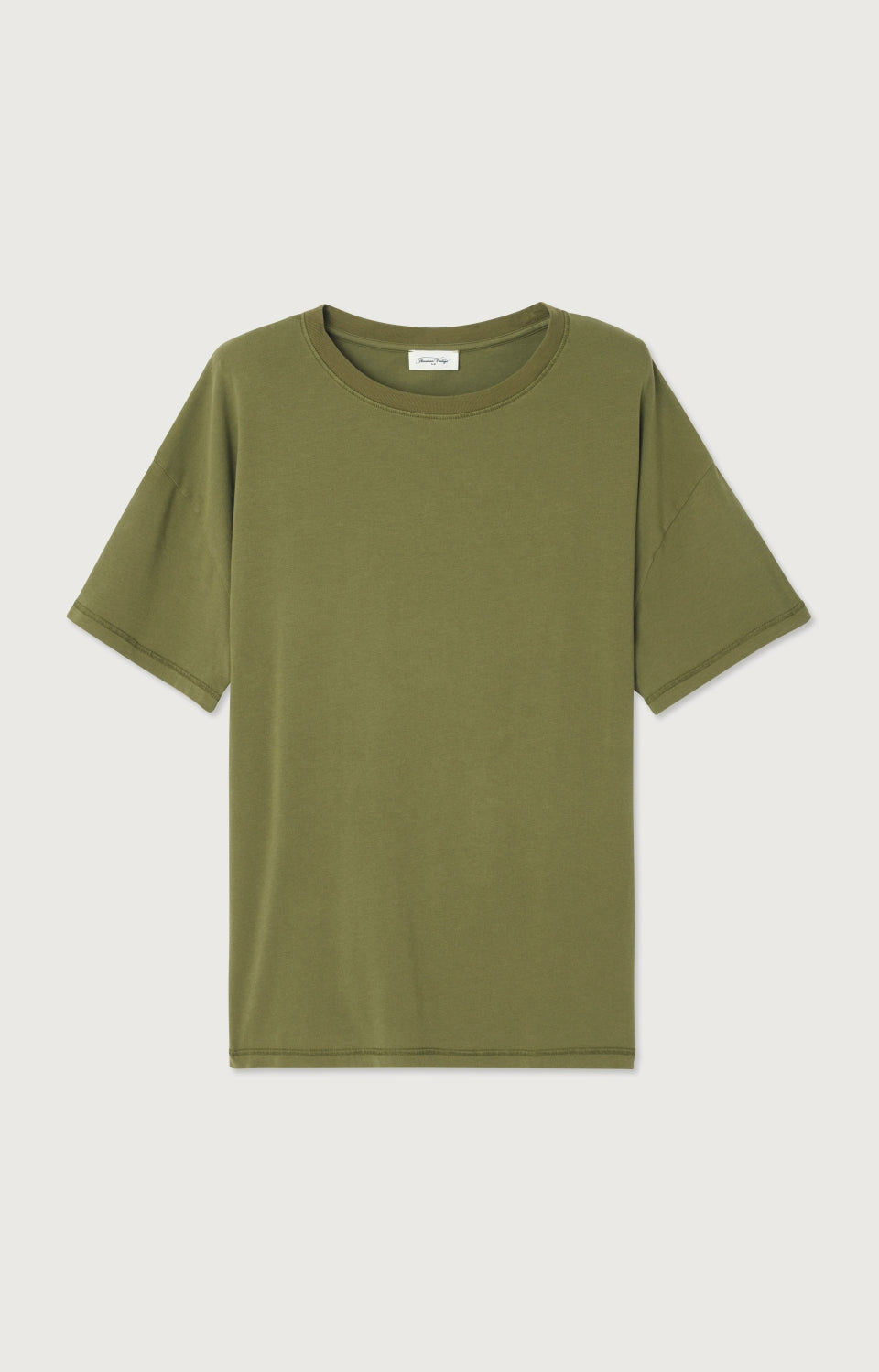 Women Olive Cotton T-Shirt