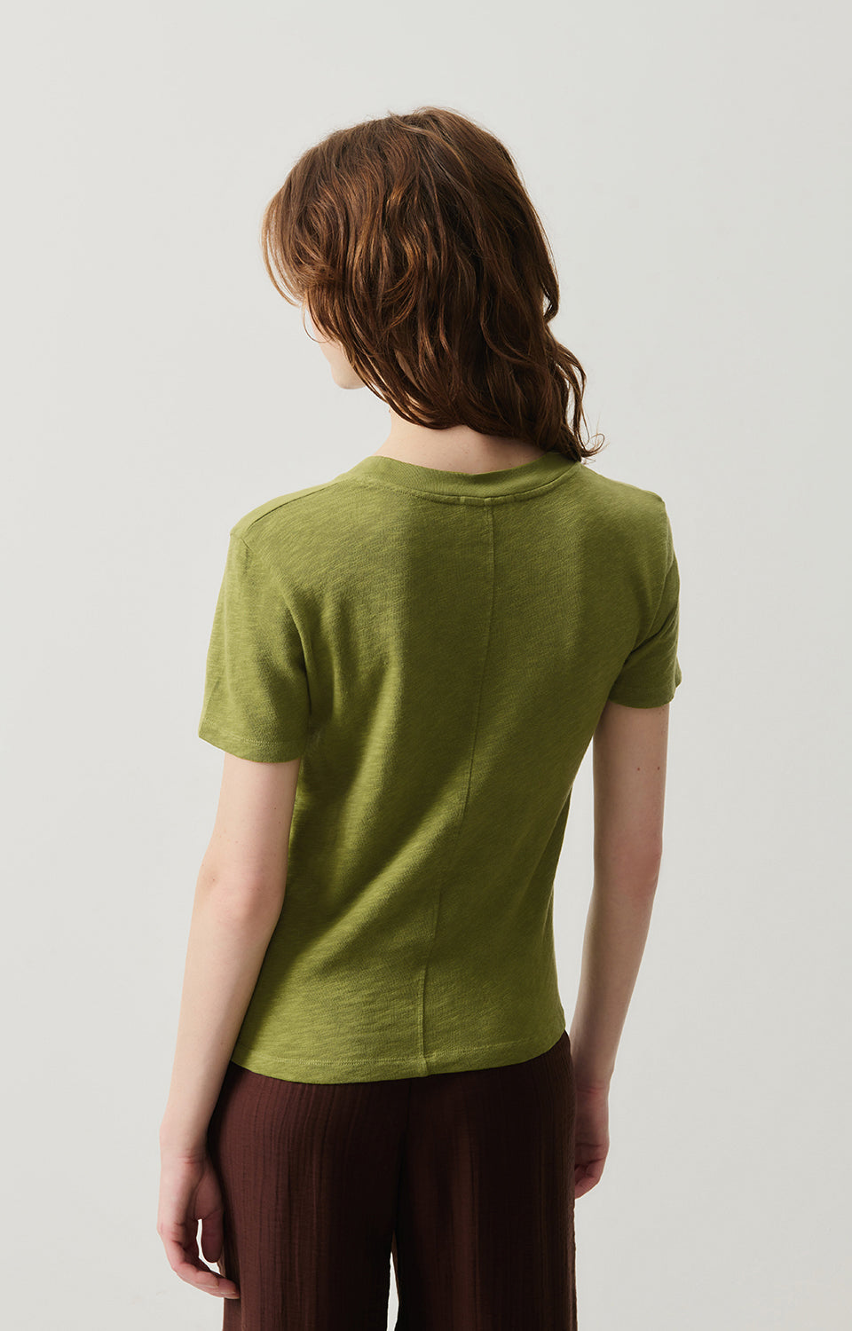 Women Green Cotton T-Shirt