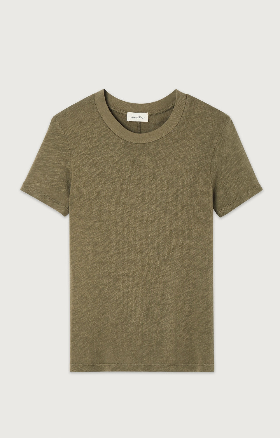 Women Olive Cotton T-Shirt