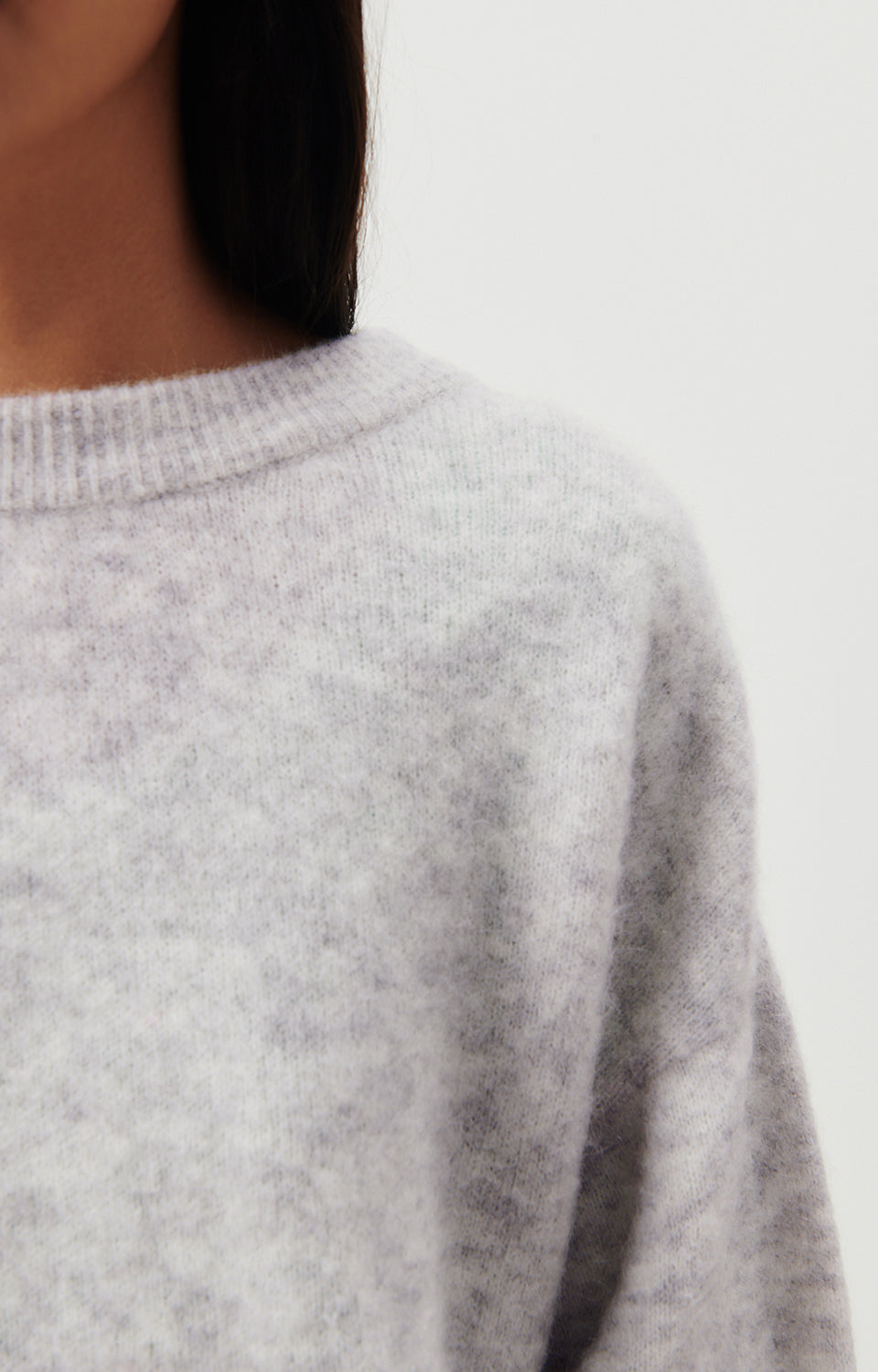 Women Grey Knit Sweater