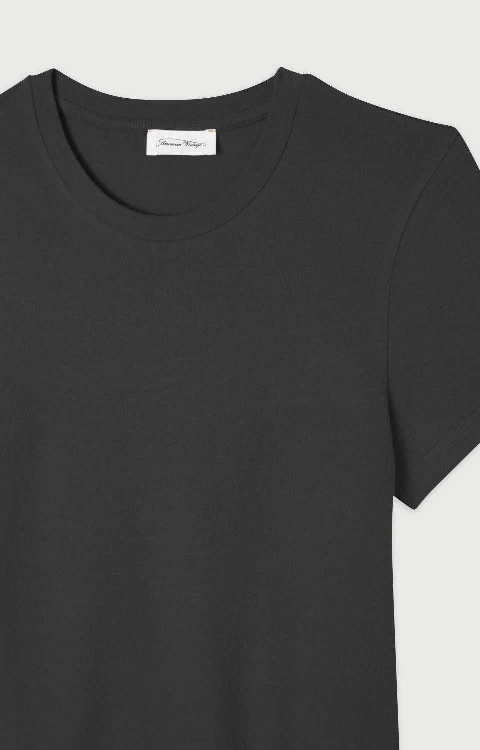 Women Dark Grey Cotton T-Shirt