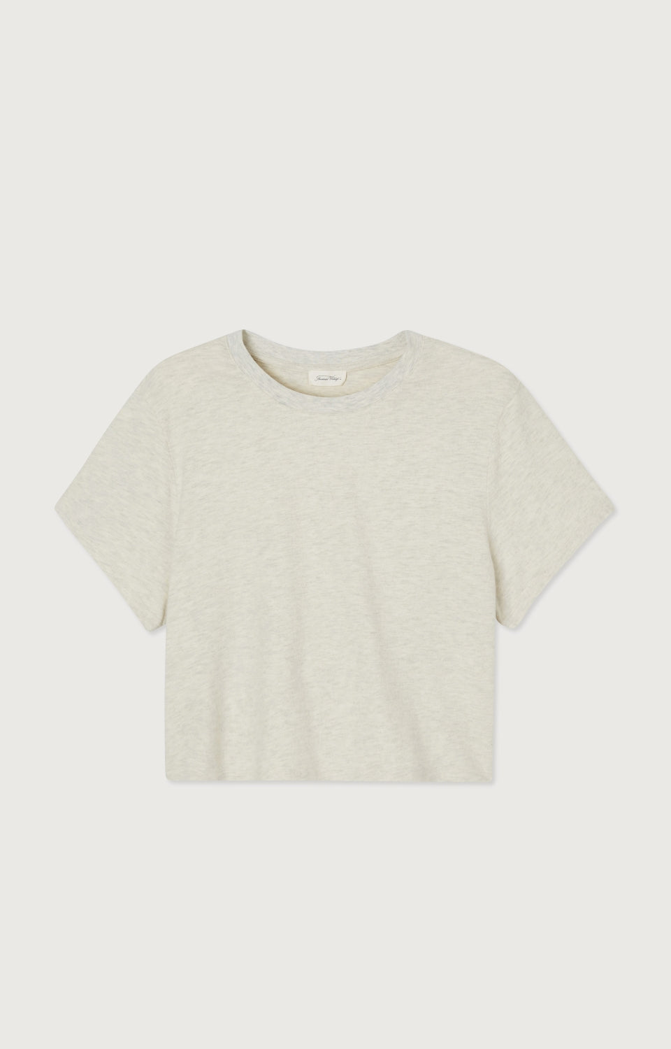 Women Light Grey Cotton T-Shirt