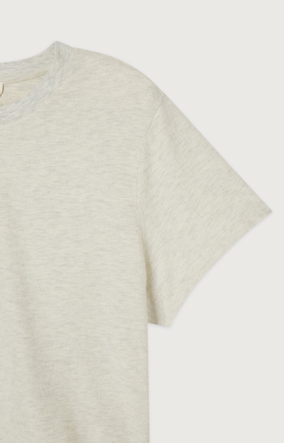 Women Light Grey Cotton T-Shirt