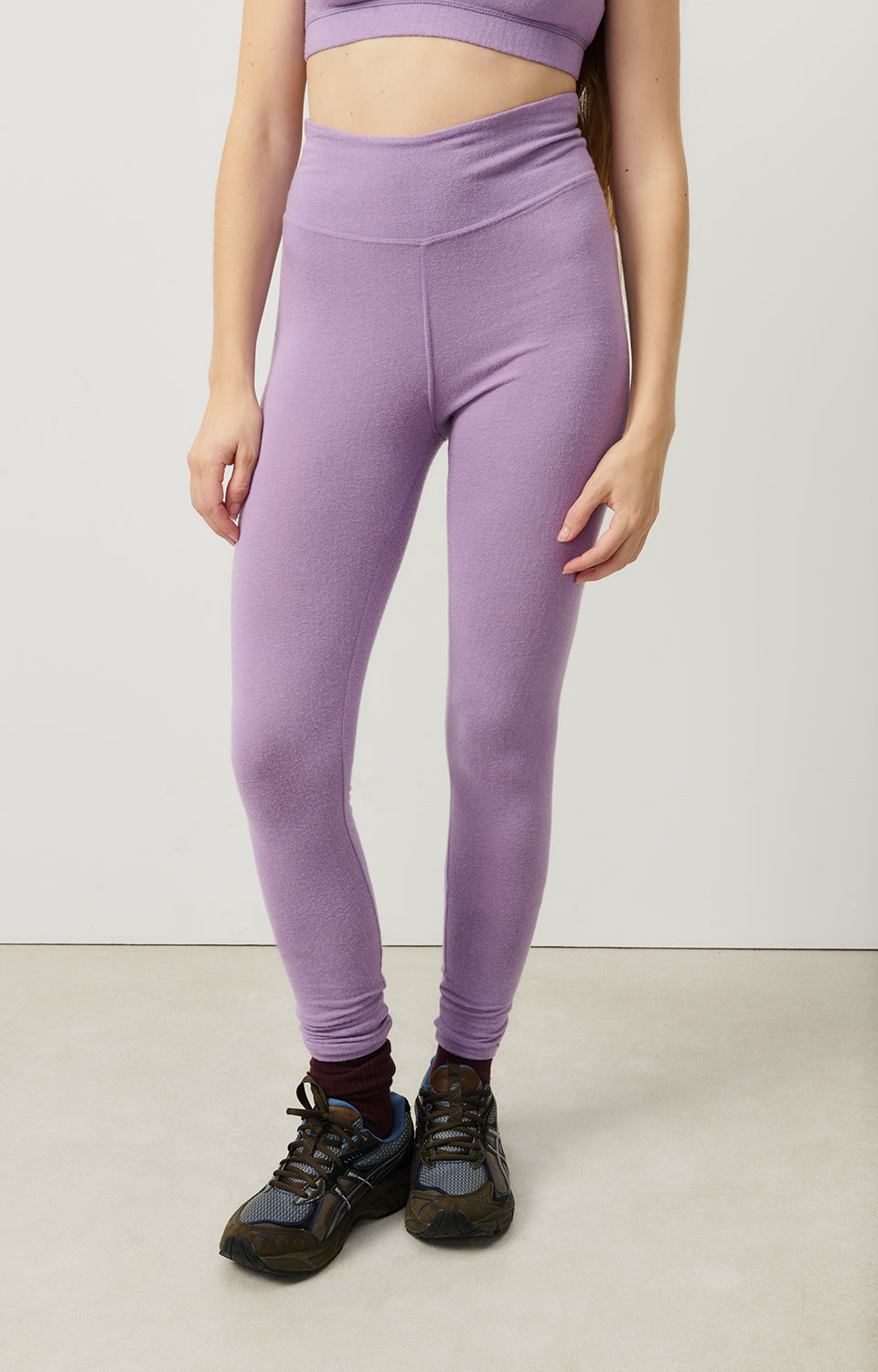 Women Purple Leggings