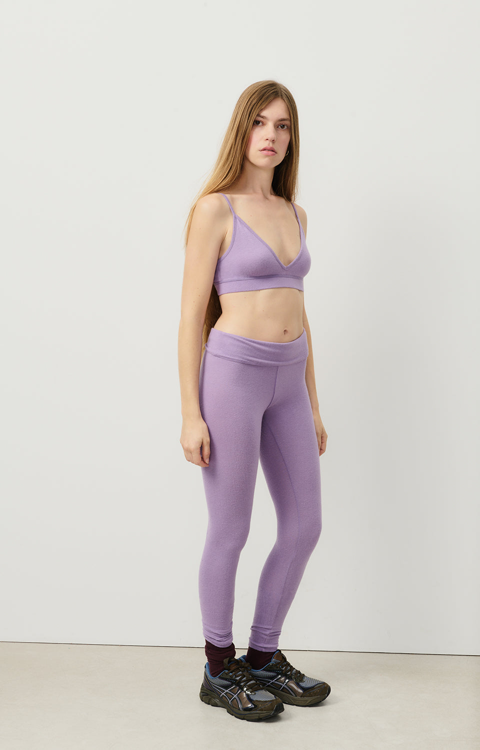 Women Purple Leggings