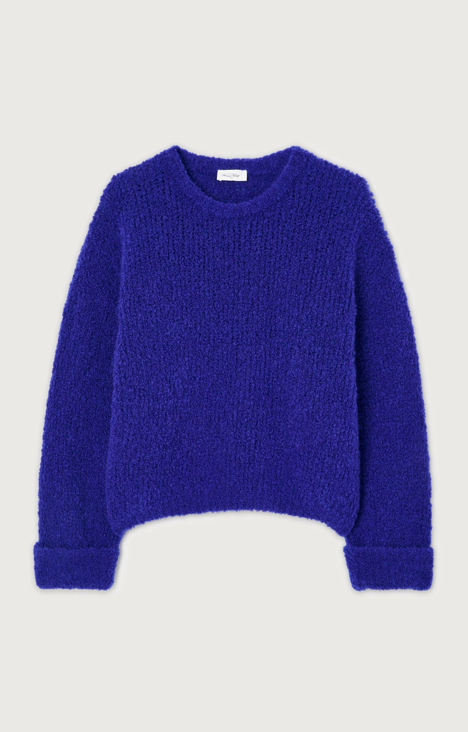 Women Blue Knit Sweater