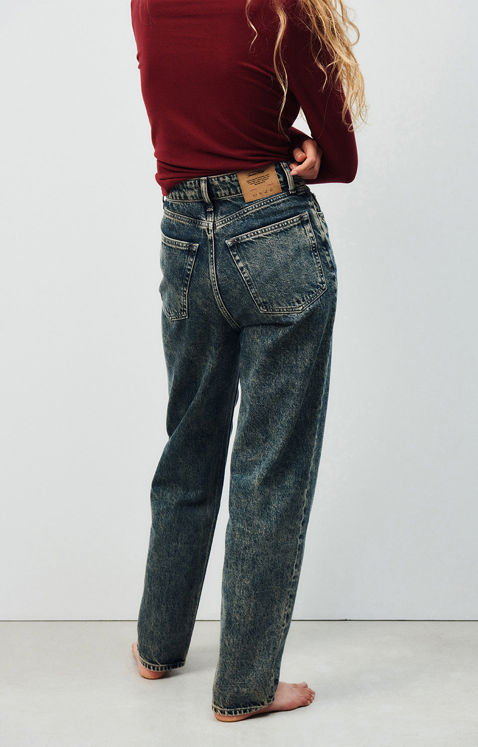 Women Blue Denim Trousers