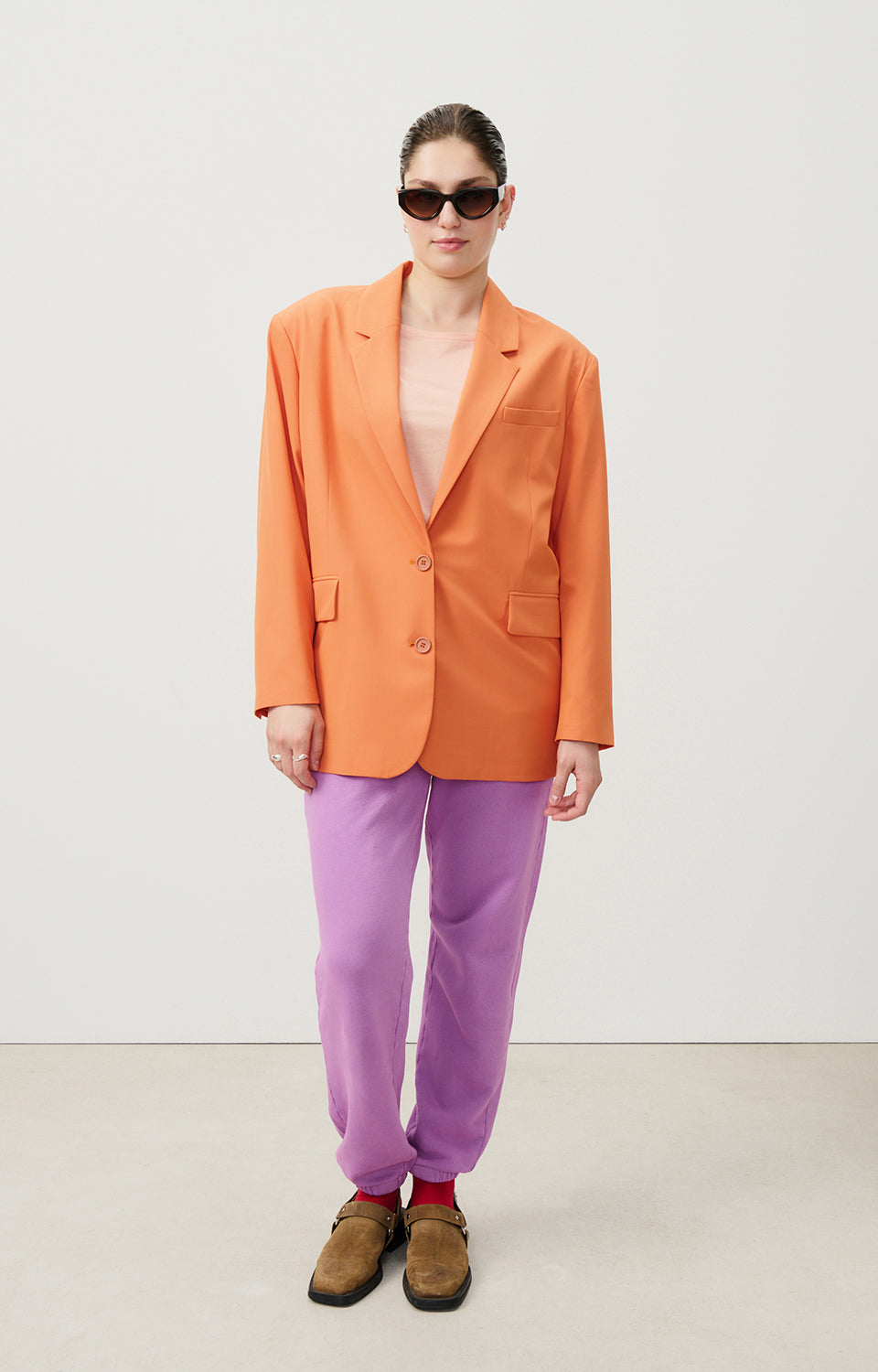 Women Orange Coat