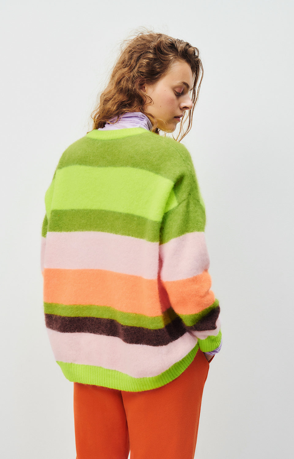 Women Multicolor Knit Sweater