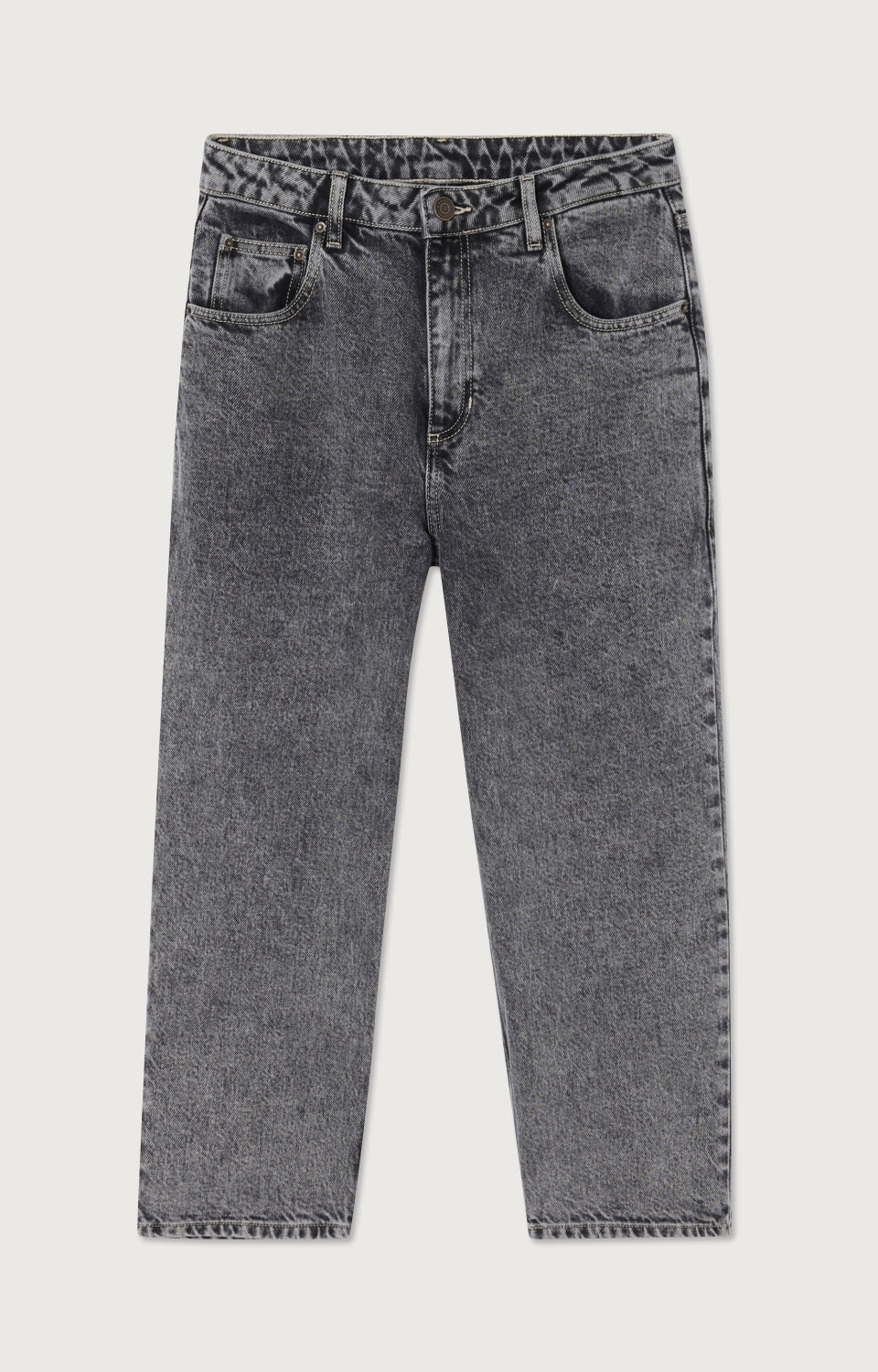 Women Grey Denim Trousers