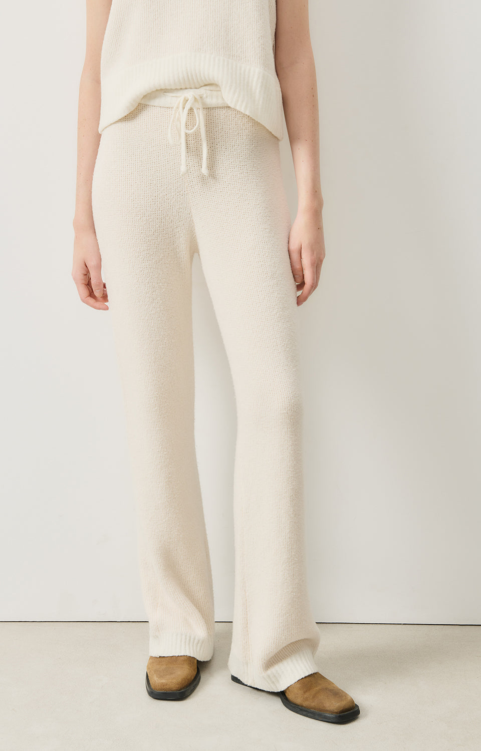 Women White Cotton Trousers