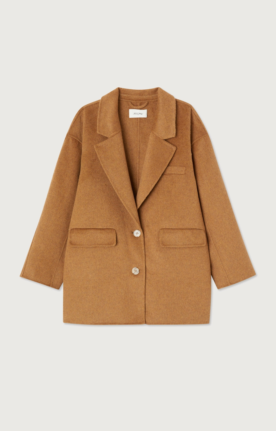 Women Caramel Wool Coat