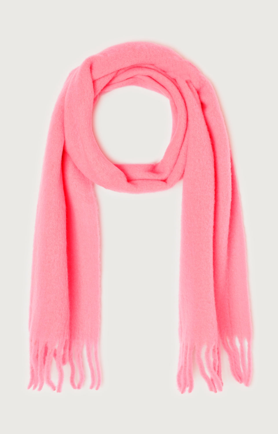 Adult Pink Wool Scarf(202x25cm)