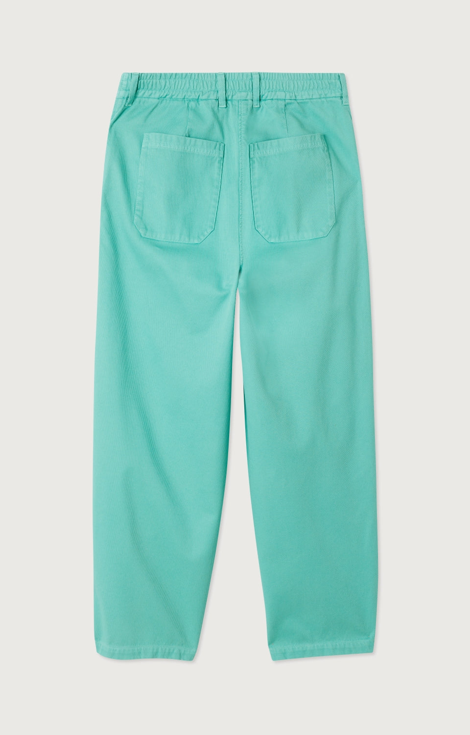 Women Green Cotton Trousers