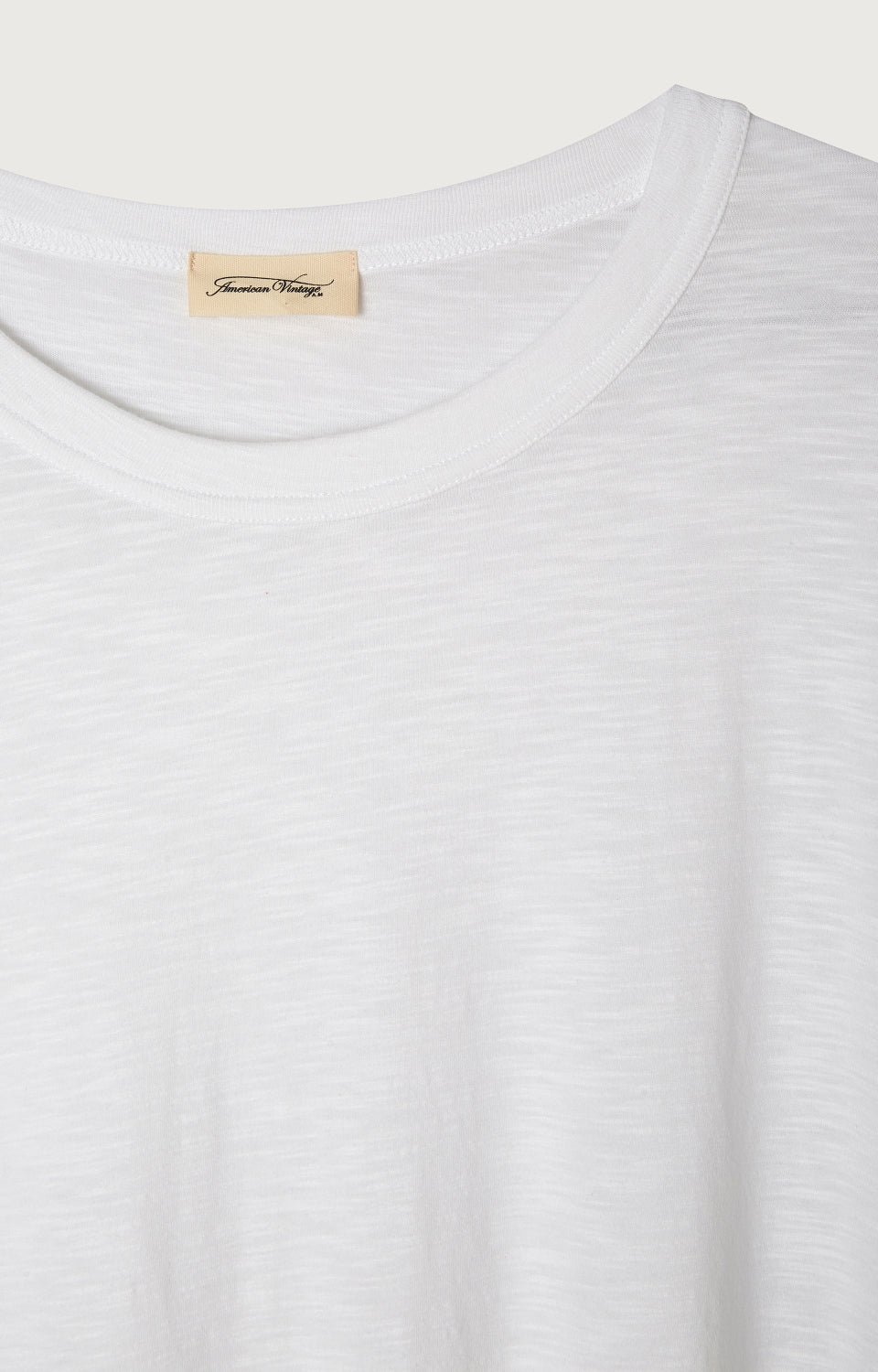 Women White Cotton T-Shirt