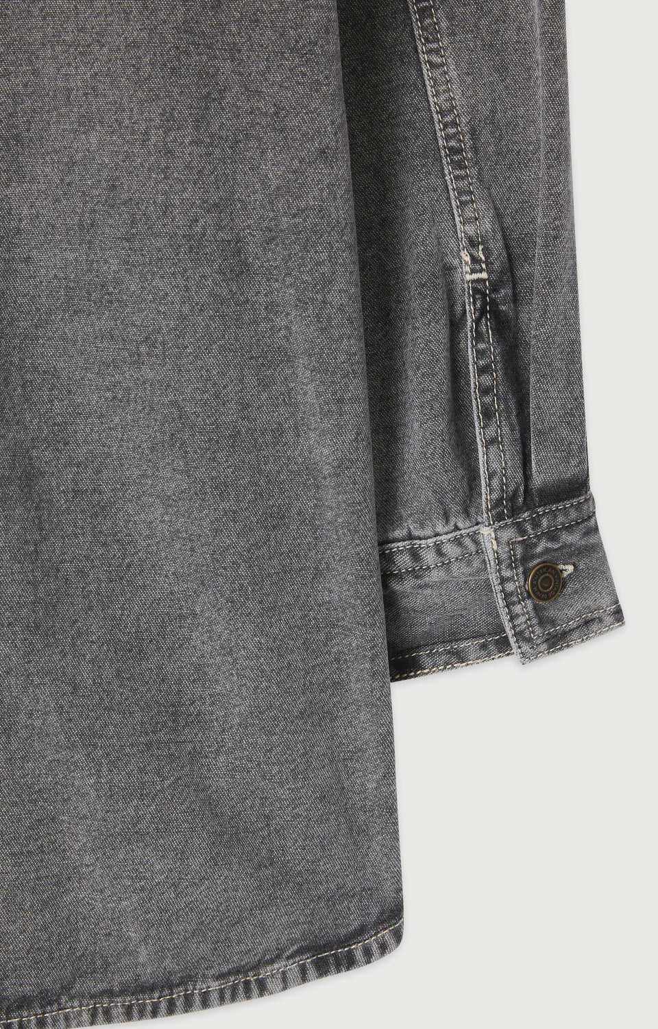 Women Grey Denim Shirt