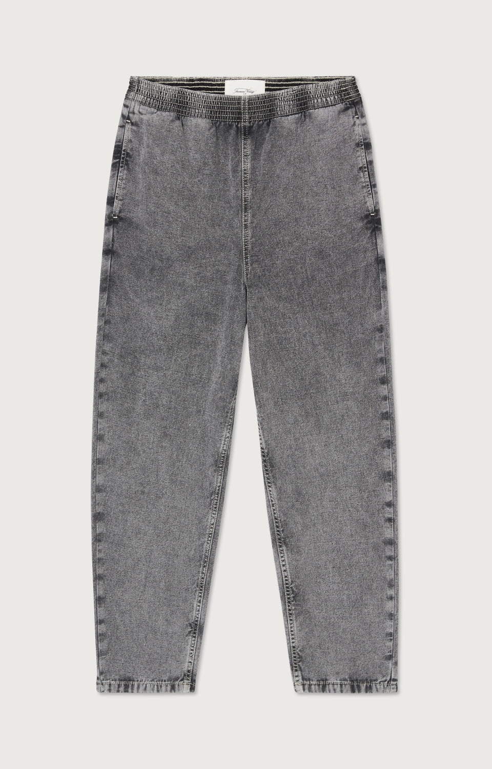 Women Grey Denim Trousers