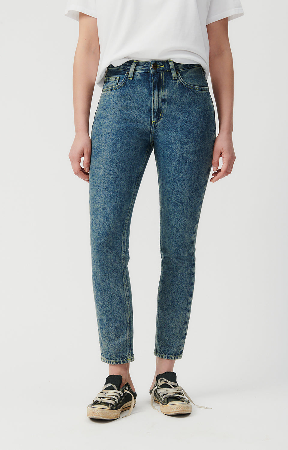 Women Blue Denim Trousers