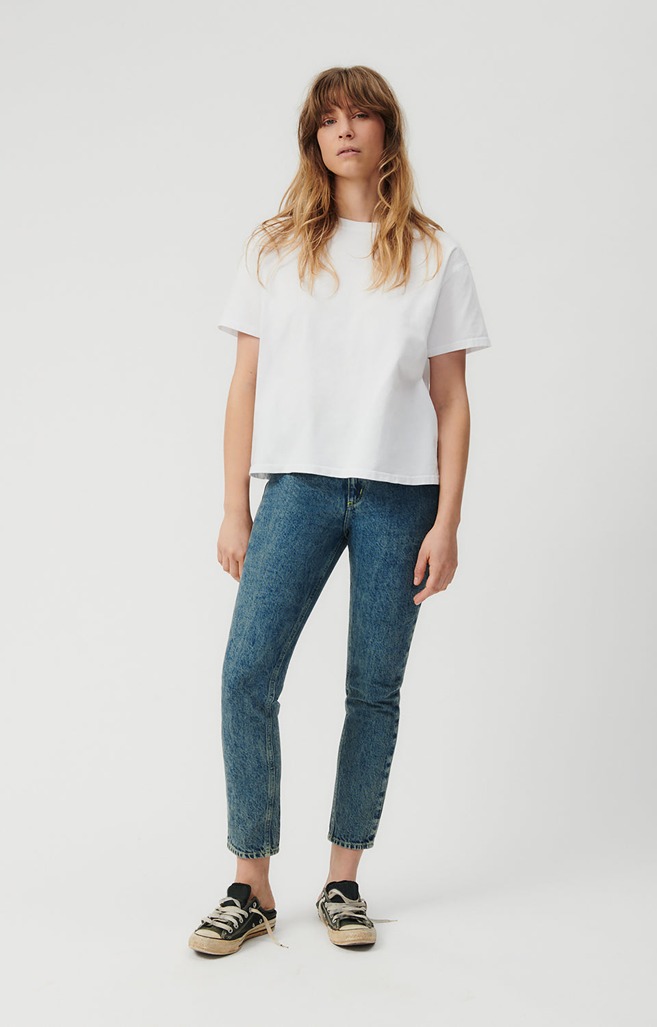 Women Blue Denim Trousers