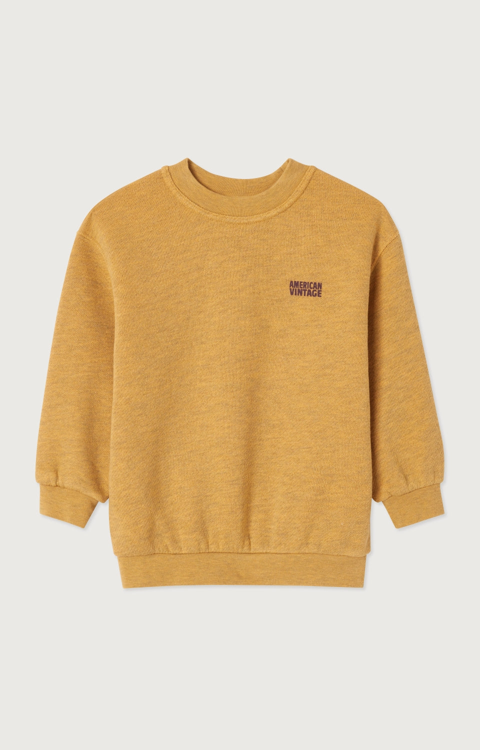 Boys & Girls Yellow Cotton Sweatshirt