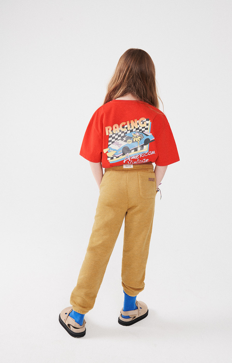 Boys & Girls Yellow Cotton Trousers