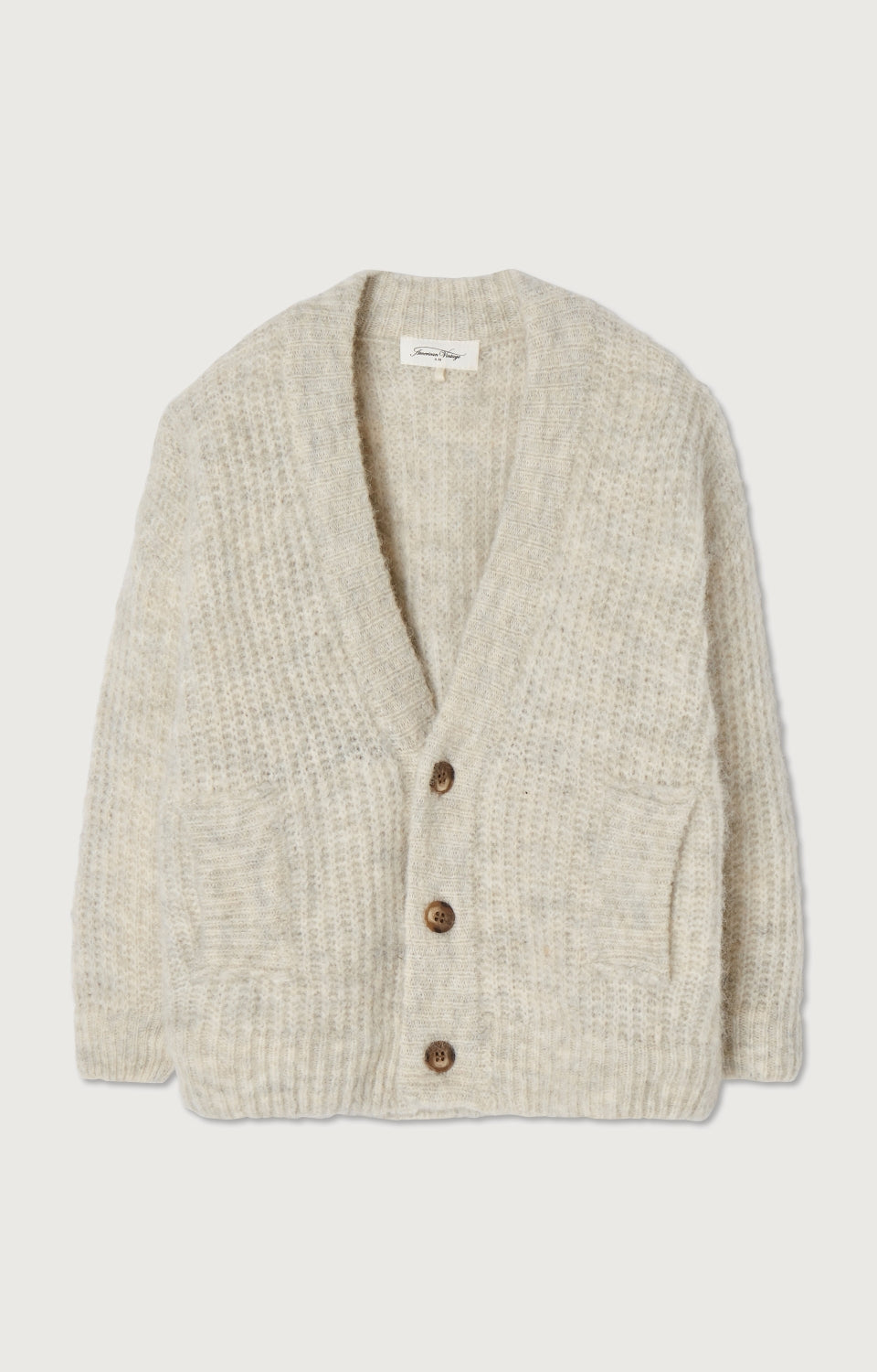 Boys & Girls Beige Knit Cardigan