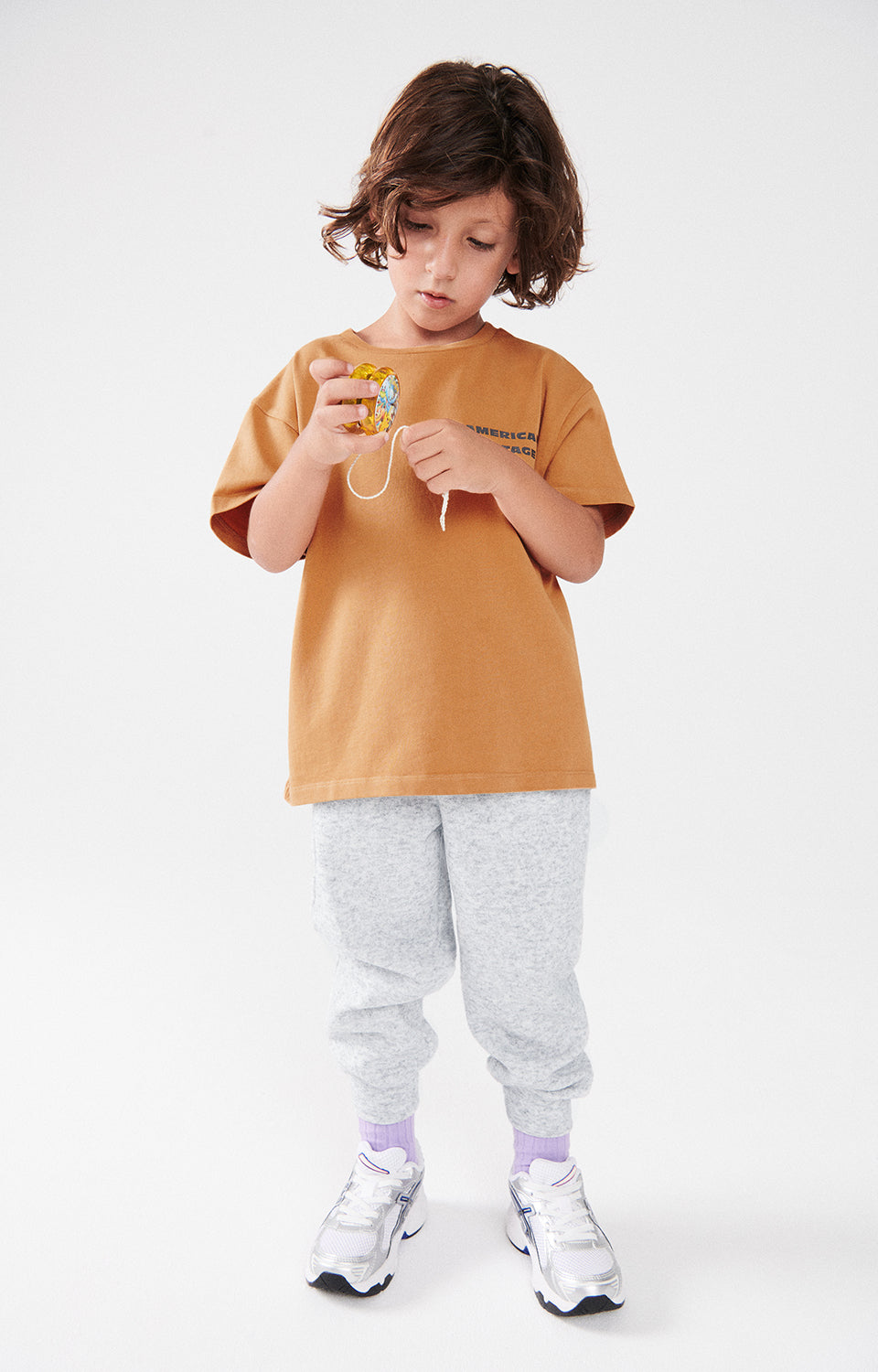 Boys & Girls Grey Cotton Trousers