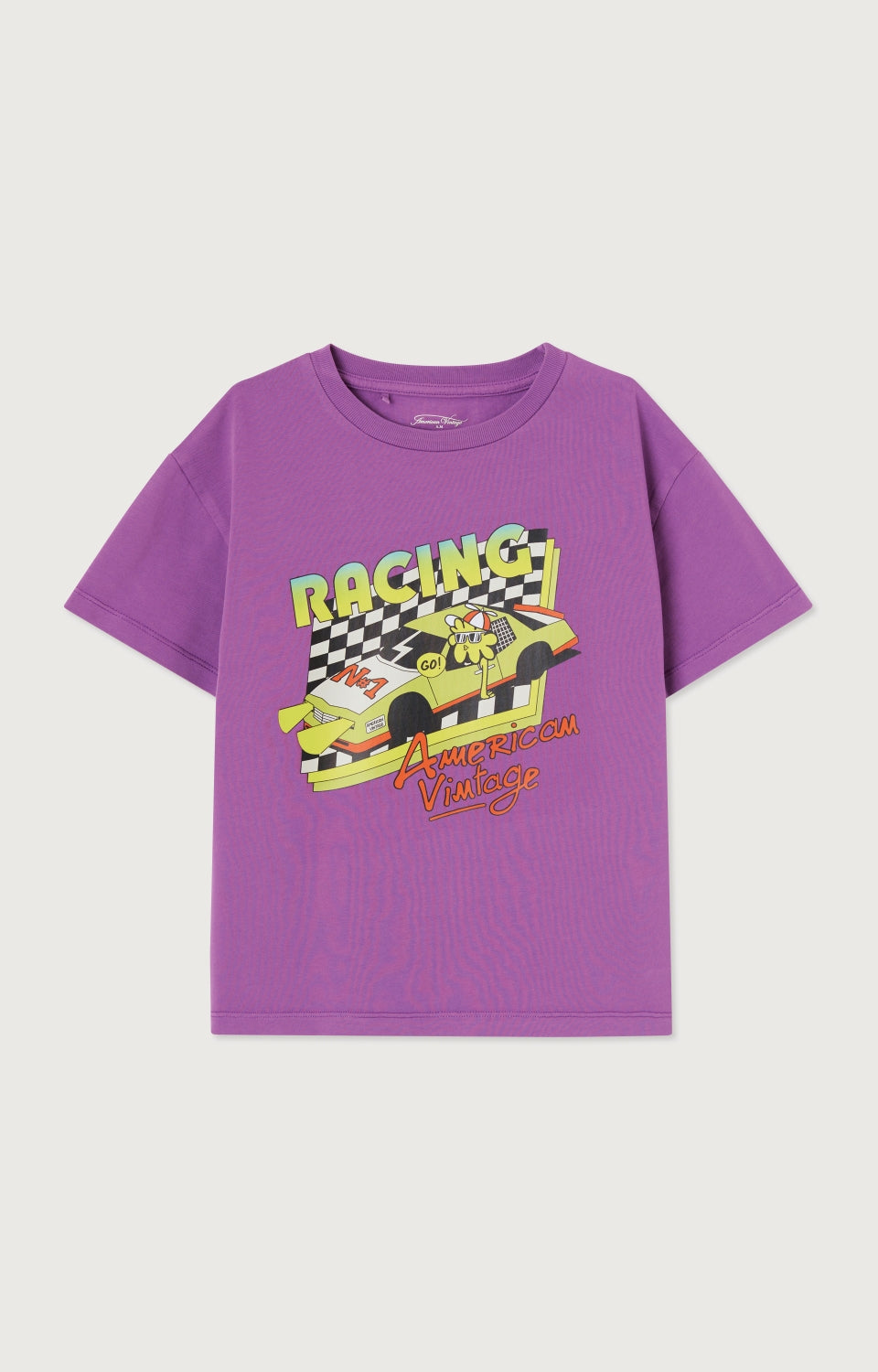 Boys & Girls Purple Cotton T-Shirt