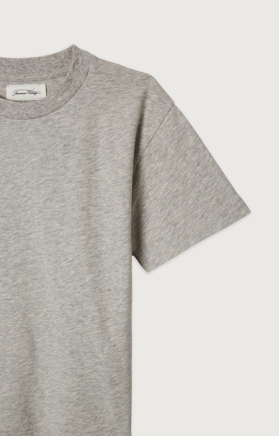 Boys & Girls Grey Cotton T-Shirt