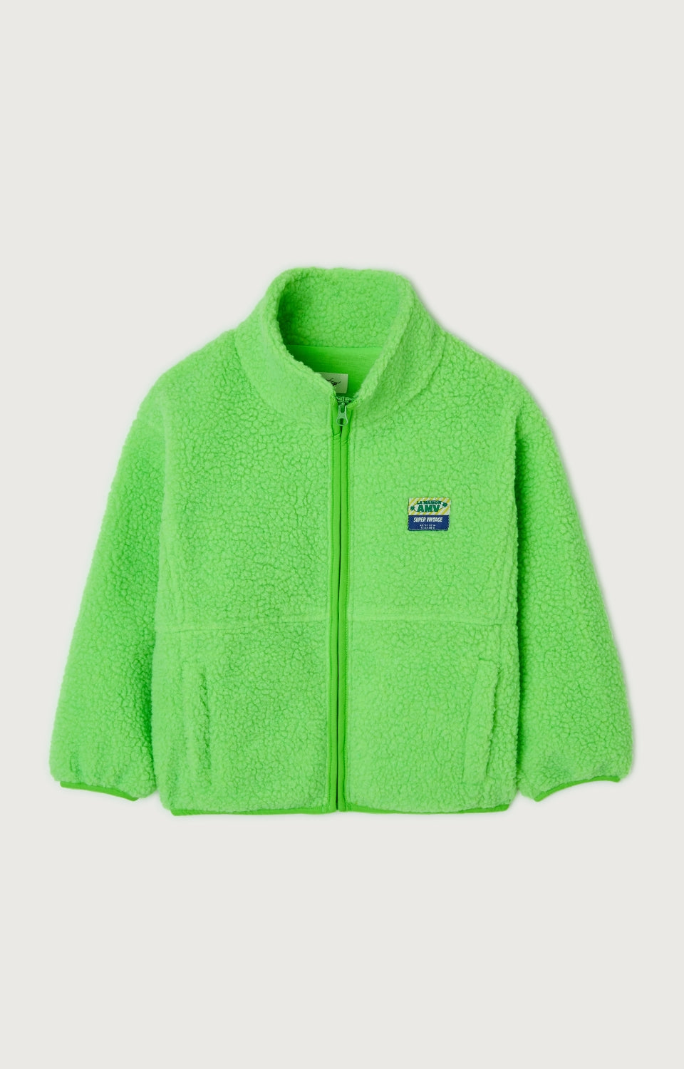 Boys & Girls Green Sherpa Jacket