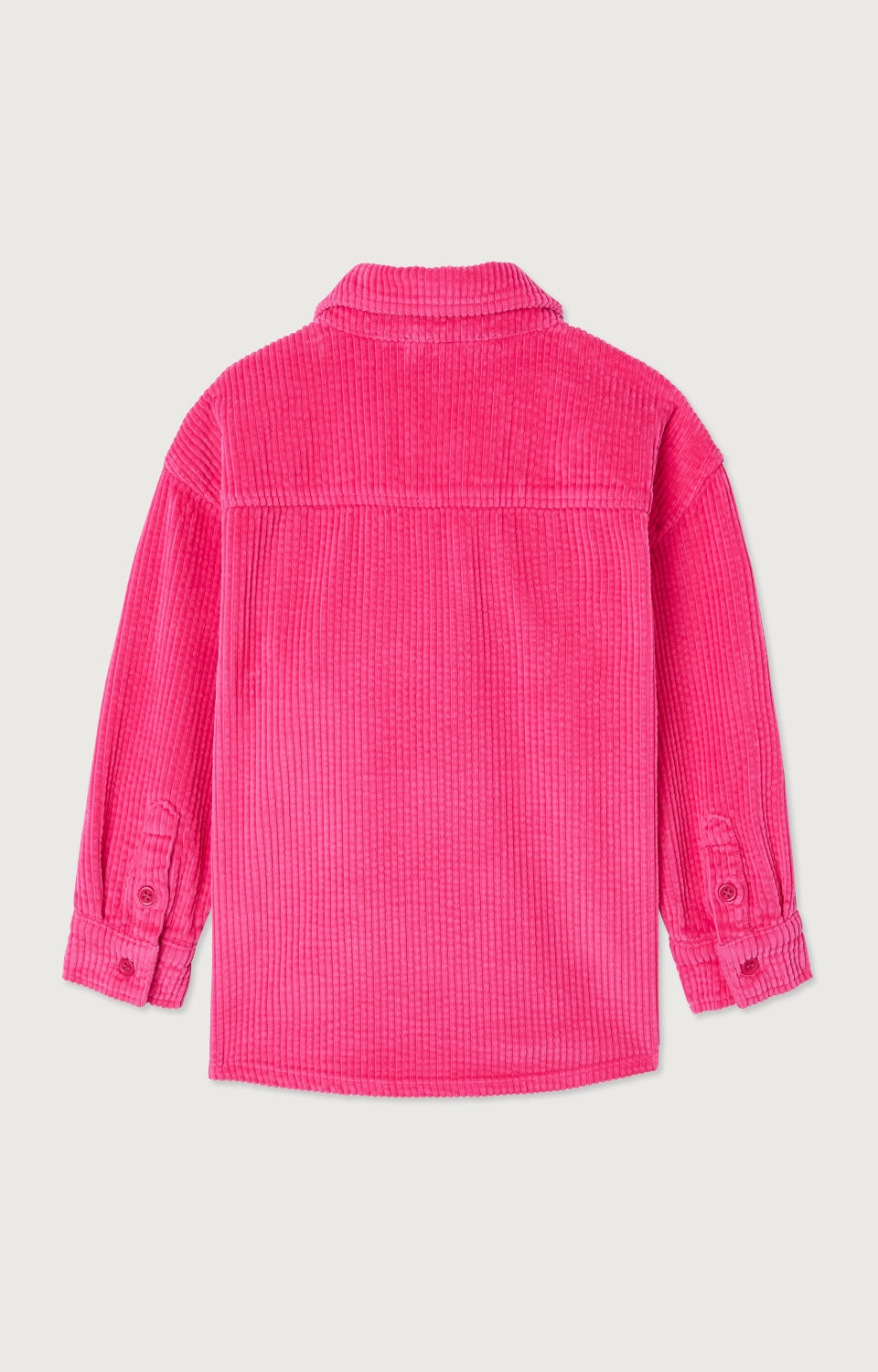 Boys & Girls Fluo Pink Corduroy Shirt