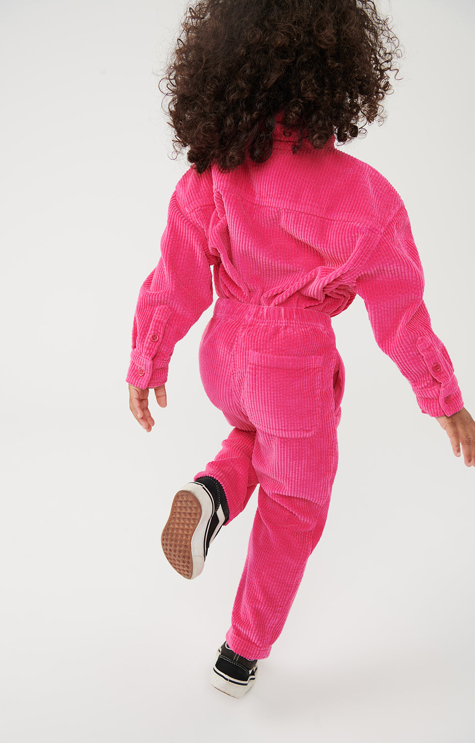 Boys & Girls Fluo Pink Corduroy Trousers