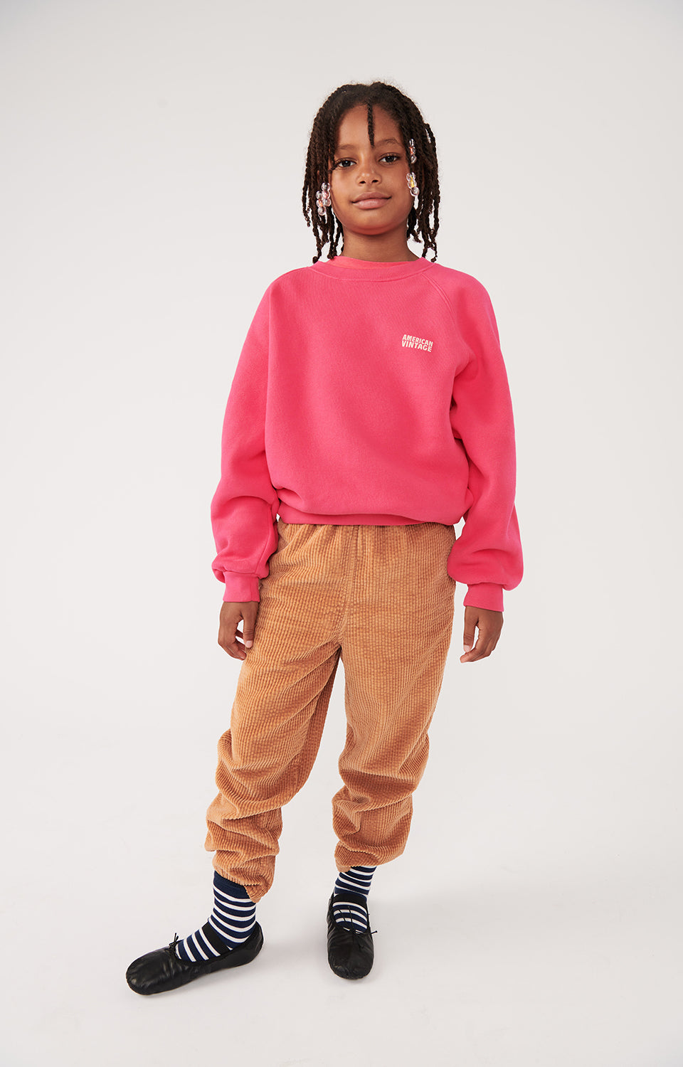 Boys & Girls Orange Corduroy Trousers