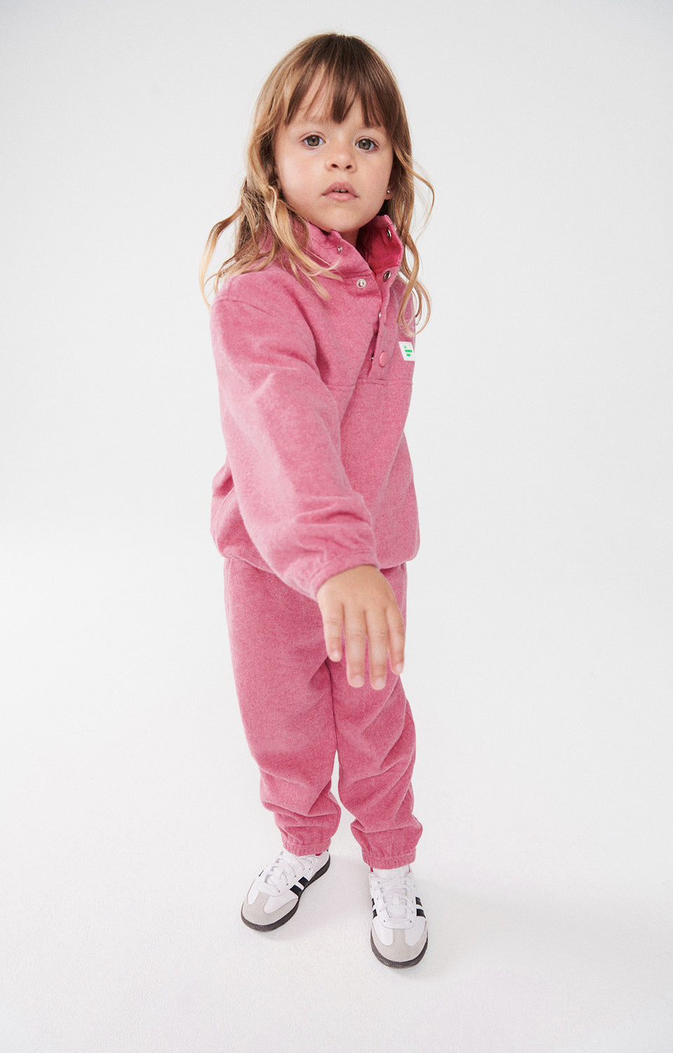 Boys & Girls Pink Cotton Sweatshirt