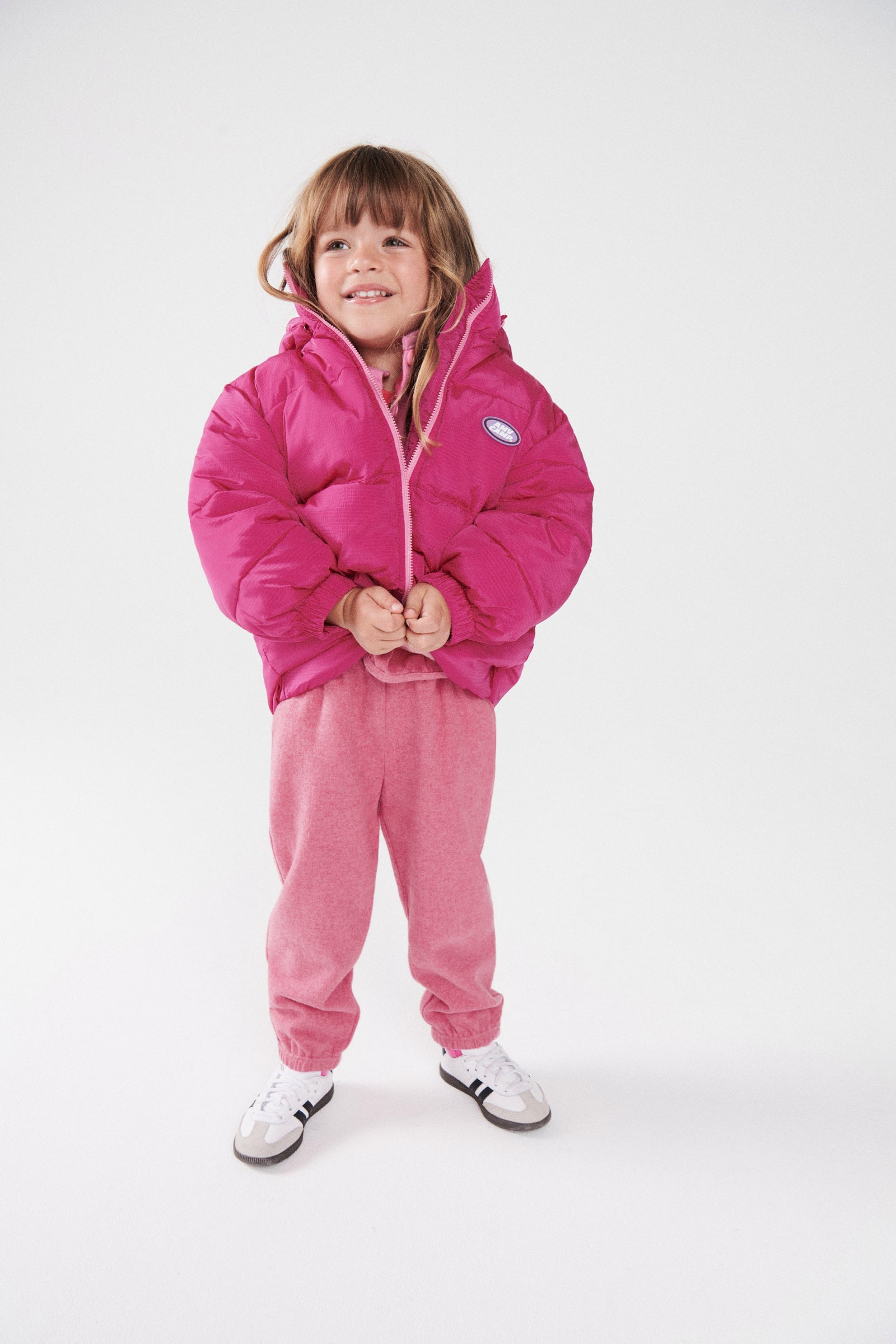 Boys & Girls Pink Cotton Trousers