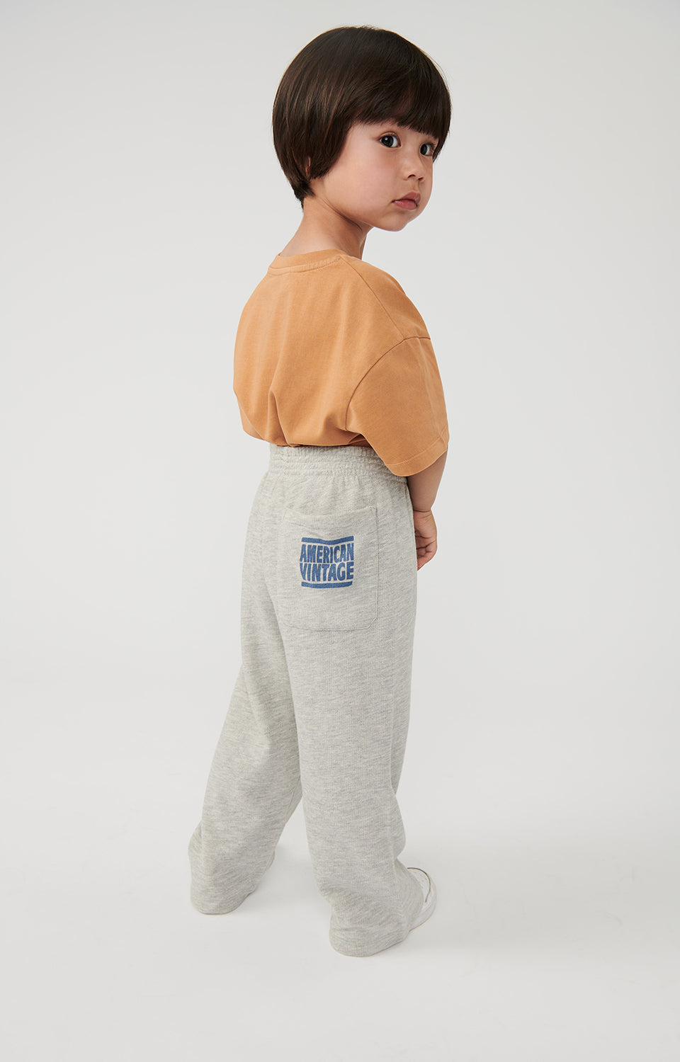 Boys & Girls Grey Cotton Trousers