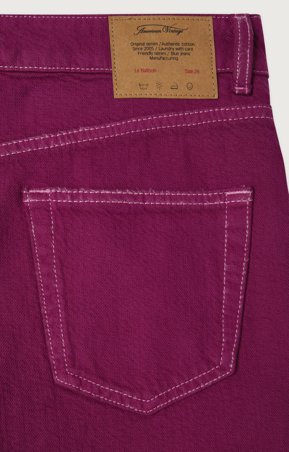 Women Purple Denim Trousers