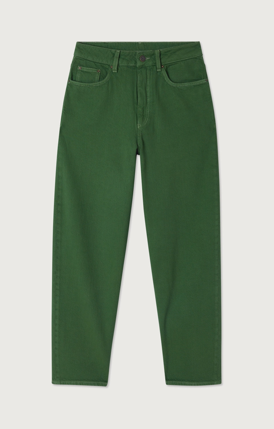 Women Green Denim Trousers